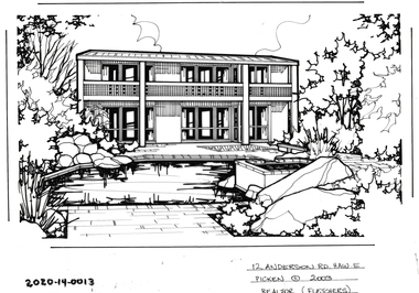 Drawing - Property Illustration, 12 Anderson Road, Hawthorn East