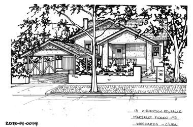 Drawing - Property Illustration, 13 Anderson Road, Hawthorn East, 1995
