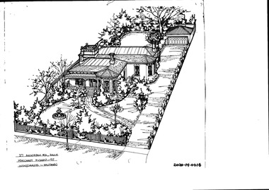 Drawing - Property Illustration, 27 Anderson Road, Hawthorn East