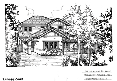 Drawing - Property Illustration, 34 Anderson Road, Hawthorn East, 1997