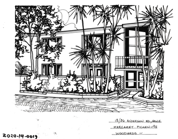 Drawing - Property Illustration, 18/36 Anderson Road, Hawthorn East, 1994
