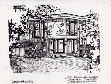 Drawing - Property Illustration, 12/11 Ardene Court, Hawthorn