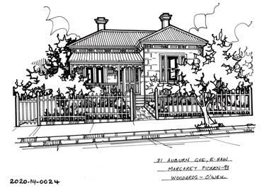 Drawing - Property Illustration, 31 Auburn Grove, Hawthorn East, 1993