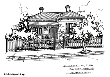 Drawing - Property Illustration, 31 Auburn Grove, Hawthorn East