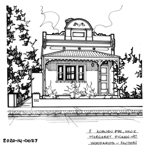 Drawing - Property Illustration, 8 Auburn Parade, Hawthorn East