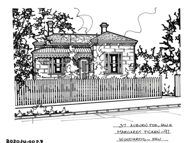 Drawing - Property Illustration, 37 Auburn Parade, Hawthorn East