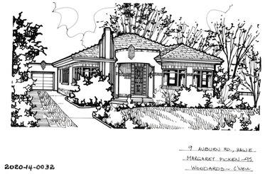Drawing - Property Illustration, 9 Auburn Road, Hawthorn