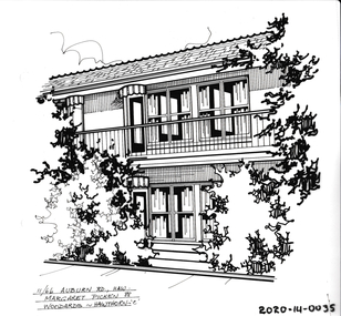 Drawing - Property Illustration, 11/66 Auburn Road, Hawthorn, 1988