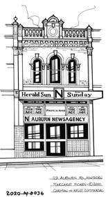 Drawing - Property Illustration, 119 Auburn Road, Hawthorn