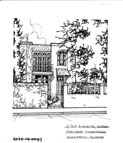 Drawing - Property Illustration, 3/307 Auburn Road, Hawthorn, 2000