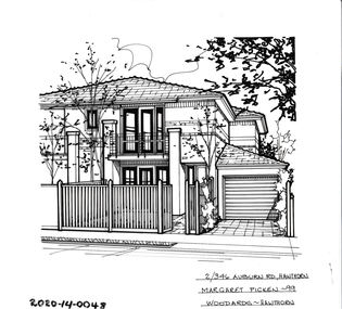 Drawing - Property Illustration, 2/346 Auburn Road, Hawthorn
