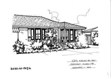 Drawing - Property Illustration, 2/370 Auburn Road, Hawthorn