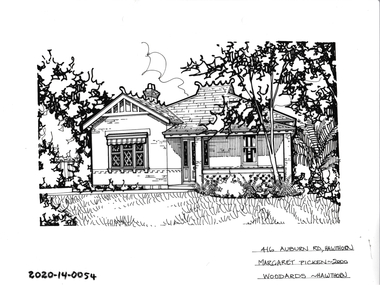 Drawing - Property Illustration, 416 Auburn Road, Hawthorn, 2000