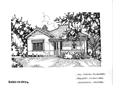 Drawing - Property Illustration, 416 Auburn Road, Hawthorn