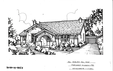 Drawing - Property Illustration, 426 Auburn Road, Hawthorn