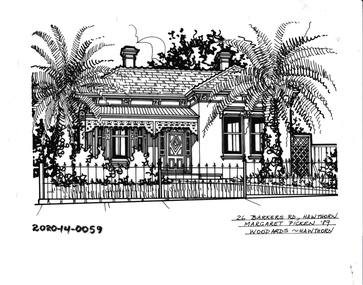 Drawing - Property Illustration, 26 Barkers Road, Hawthorn