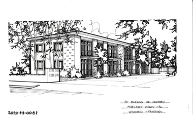 Drawing - Property Illustration, 40 Barkers Road, Hawthorn