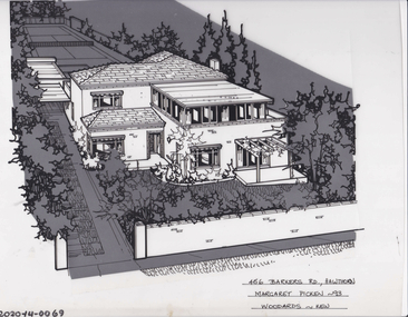 Drawing - Property Illustration, 456 Barkers Road, Hawthorn