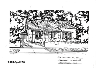 Drawing - Property Illustration, 534 Barkers Road, Hawthorn