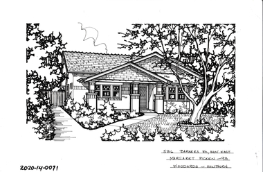 Drawing - Property Illustration, 536 Barkers Road, Hawthorn