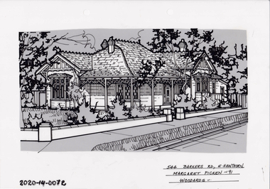 Drawing - Property Illustration, 544 Barkers Road, Hawthorn