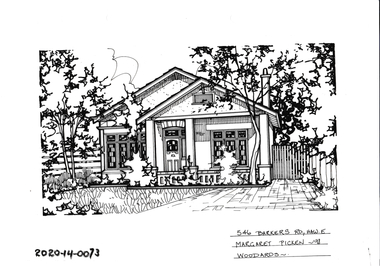 Drawing - Property Illustration, 546 Barkers Road, Hawthorn East, 1998