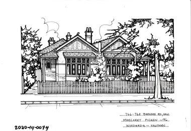 Drawing - Property Illustration, 766-768 Barkers Road, Hawthorn East