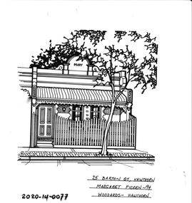 Drawing - Property Illustration, 25 Barton Street, Hawthorn