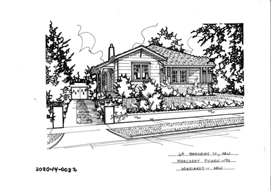 Drawing - Property Illustration, 64 Berkeley Street, Hawthorn