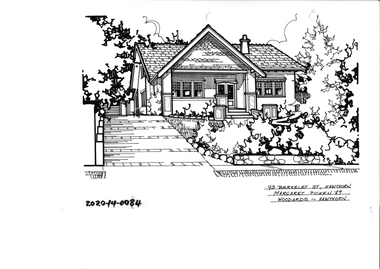 Drawing - Property Illustration, 93 Berkeley Street, Hawthorn
