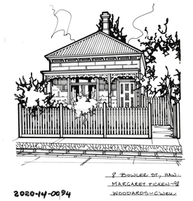 Drawing - Property Illustration, 8 Bowler Street, Hawthorn