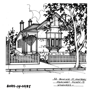 Drawing - Property Illustration, 32 Bowler Street, Hawthorn
