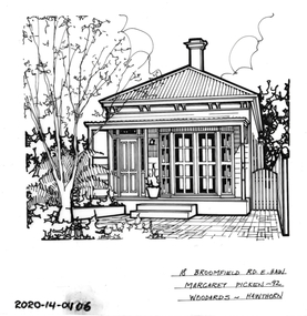 Drawing - Property Illustration, 18 Broomfield Road, Hawthorn East