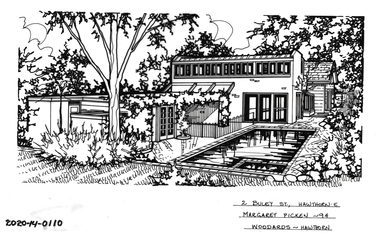 Drawing - Property Illustration, 2 Buley Street, Hawthorn East