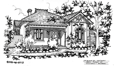 Drawing - Property Illustration, 619 Burke Road, Hawthorn East