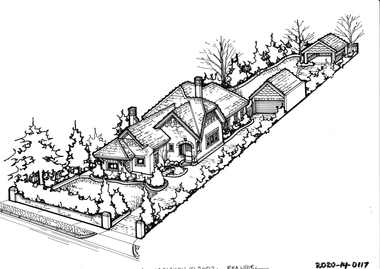 Drawing - Property Illustration, 665 Burke Road, Hawthorn East