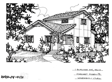Drawing - Property Illustration, 1 Burwood Avenue, Hawthorn East