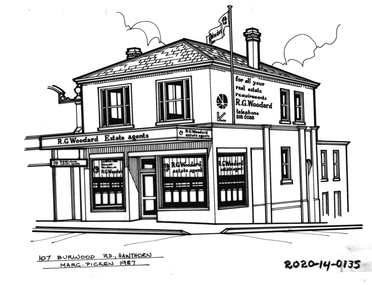 Drawing - Property Illustration, 107 Burwood Road, Hawthorn