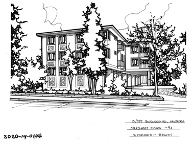 Drawing - Property Illustration, 15/757 Burwood Road, Hawthorn