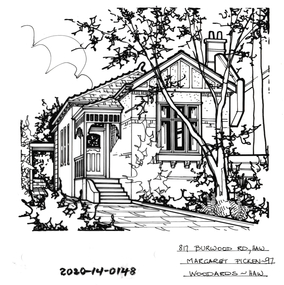 Drawing - Property Illustration, 817 Burwood Road, Hawthorn