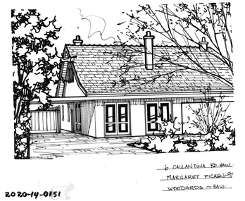 Drawing - Property Illustration, 6 Callantina Road, Hawthorn