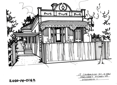 Drawing - Property Illustration, 17 Cambridge Street, Hawthorn East