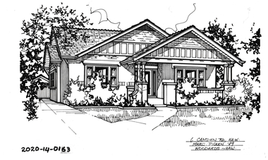 Drawing - Property Illustration, 6 Camden Road, Hawthorn