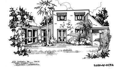 Drawing - Property Illustration, 3/ 68 Campbell Grove, Hawthorn East