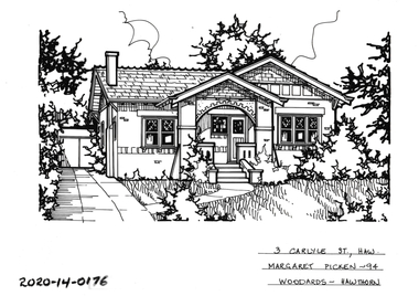 Drawing - Property Illustration, 3 Carlyle Street, Hawthorn East