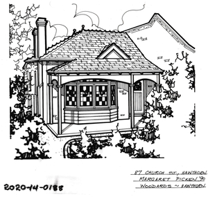 Drawing - Property Illustration, 87 Church Street, Hawthorn