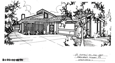 Drawing - Property Illustration, 1/ 6 Clifton Road, Hawthorn East, 1989