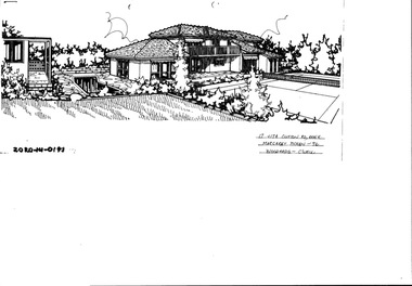 Drawing - Property Illustration, 17 & 17A Clifton Road, Hawthorn East, 1992