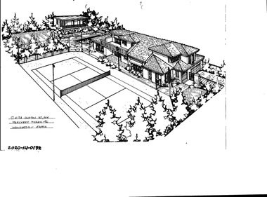 Drawing - Property Illustration, 17 & 17A Clifton Road, Hawthorn East, 1992
