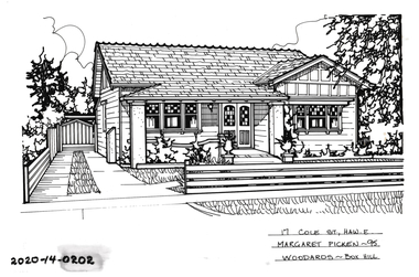 Drawing - Property Illustration, 17 Cole Street, Hawthorn East